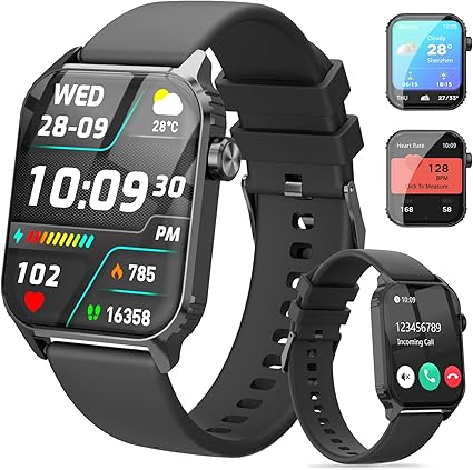 Relojes inteligentes HD impermeables y con control de llamadas Bluetooth