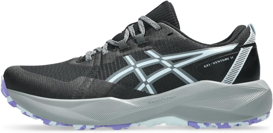 Zapatillas ASICS running Gel-Venture 11 para mujer con hermosos colores celeste y negro